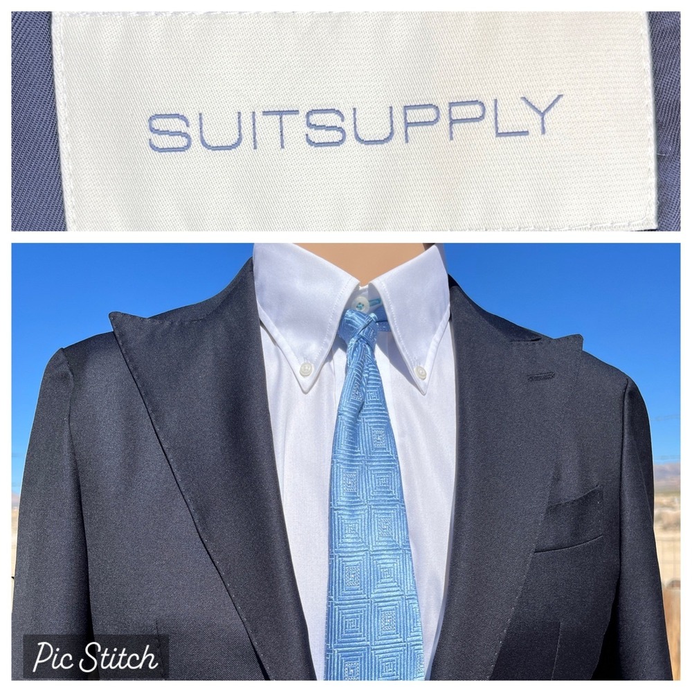 Suitsupply Havana Slim Fit‎ Blazer Wool S110 Vitale Barberis Canonico Men 44(37
